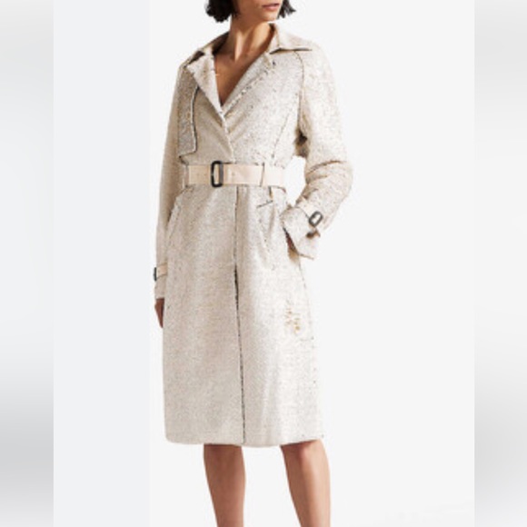 Ted Baker Stariz Sequin Trench - Picture 1 of 5